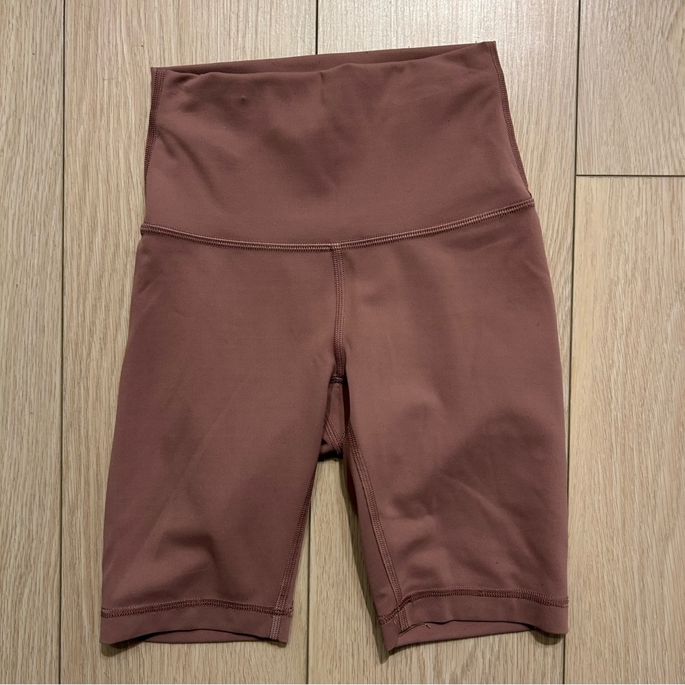 Lululemon Wunder Train High-Rise Short 6" Size 2 Spiced Chai Everlux Fabric Nulu